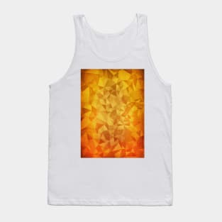 Orange Blend Cubism Tank Top